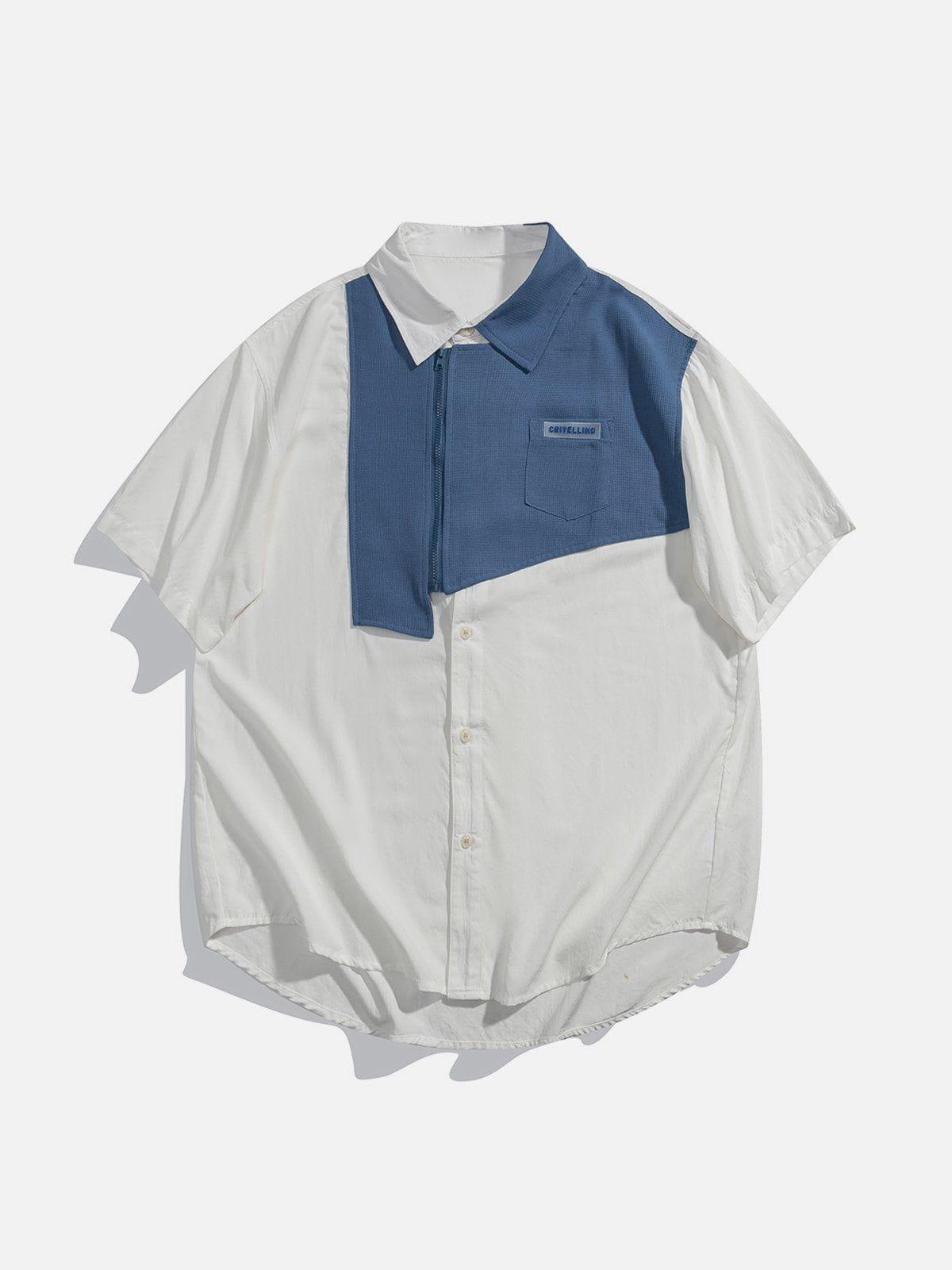 1984® - Patchwork Short Sleeve Shirt - 1984brand