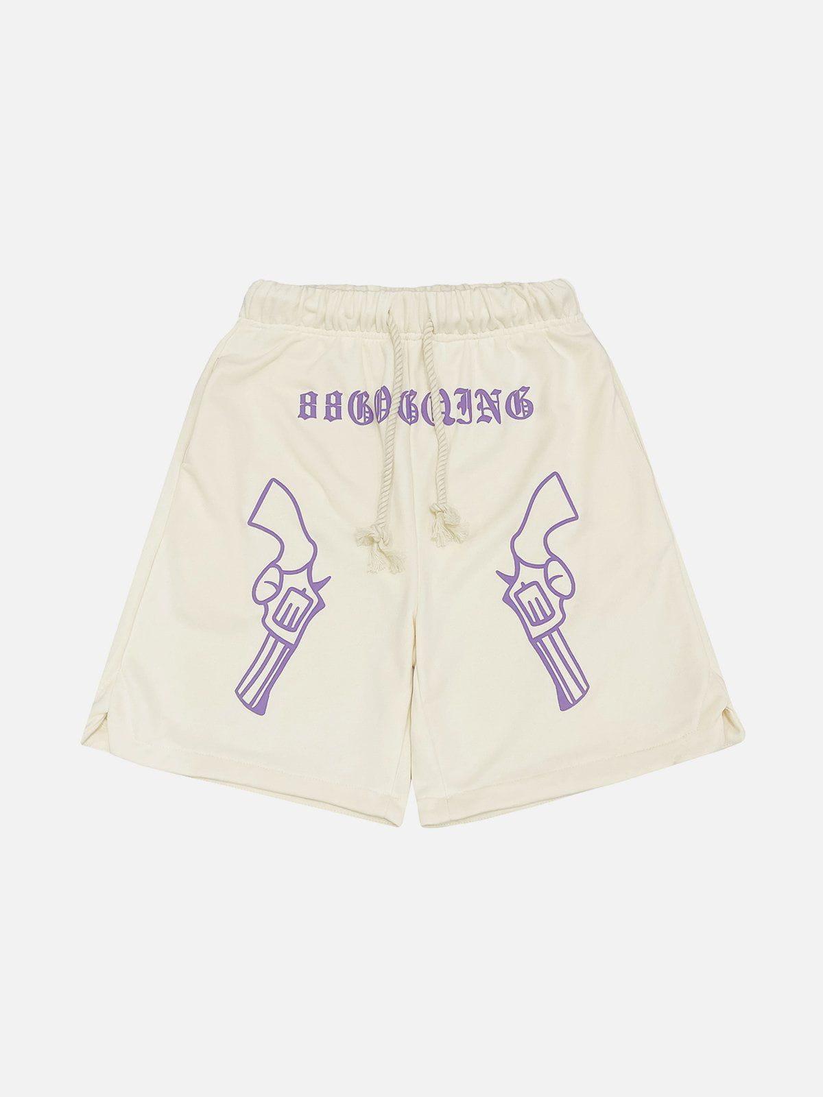 1984® - Pistol Print Drawstring Shorts - 1984brand