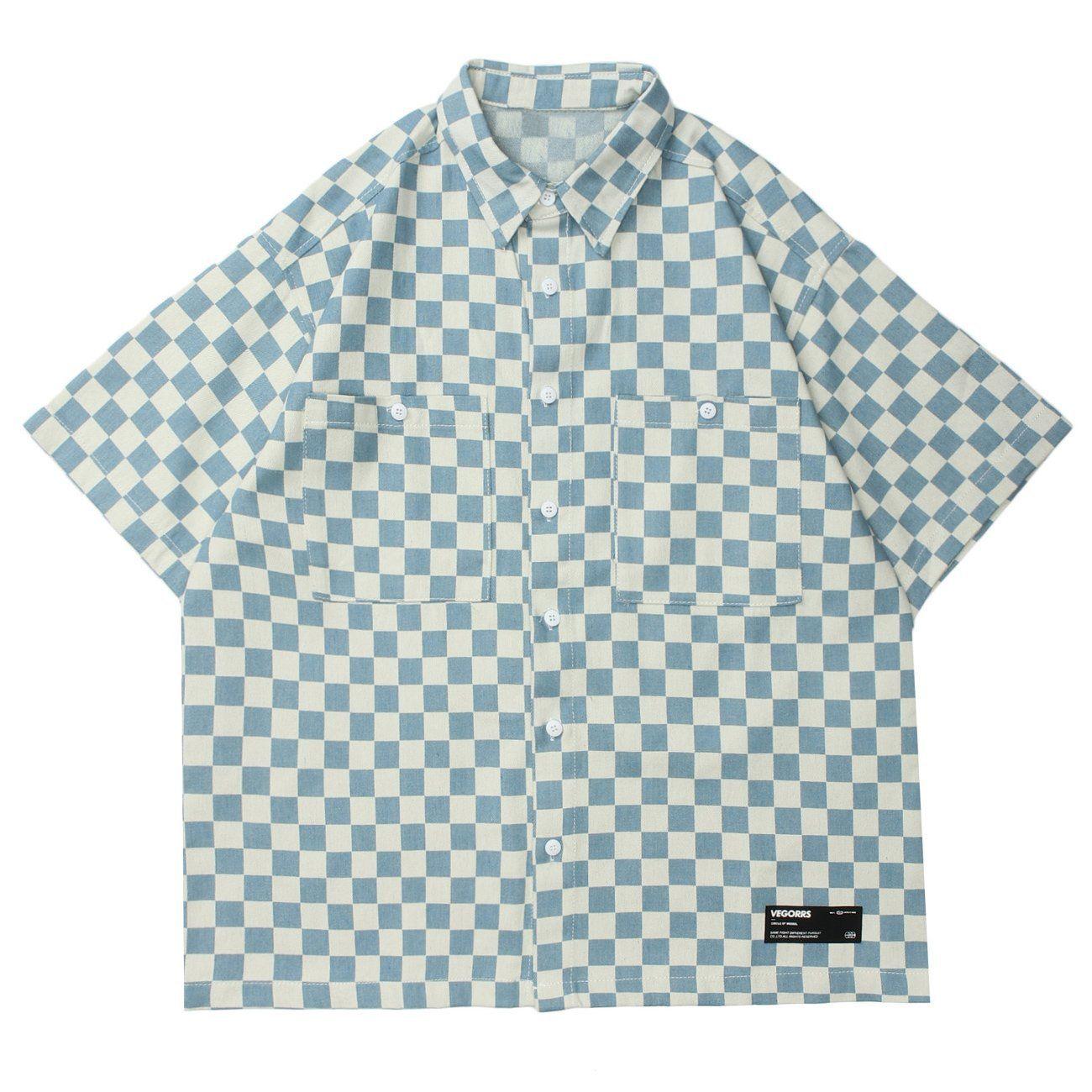 1984® - Plaid Full-print Short-sleeved Shirt - 1984brand