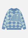 1984® - PLAID Patchwork Sweater - 1984brand