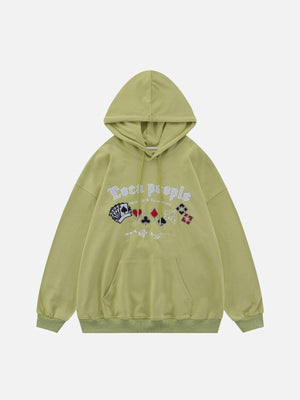 1984® - Playing Cards Embroidered Hoodie - 1984brand