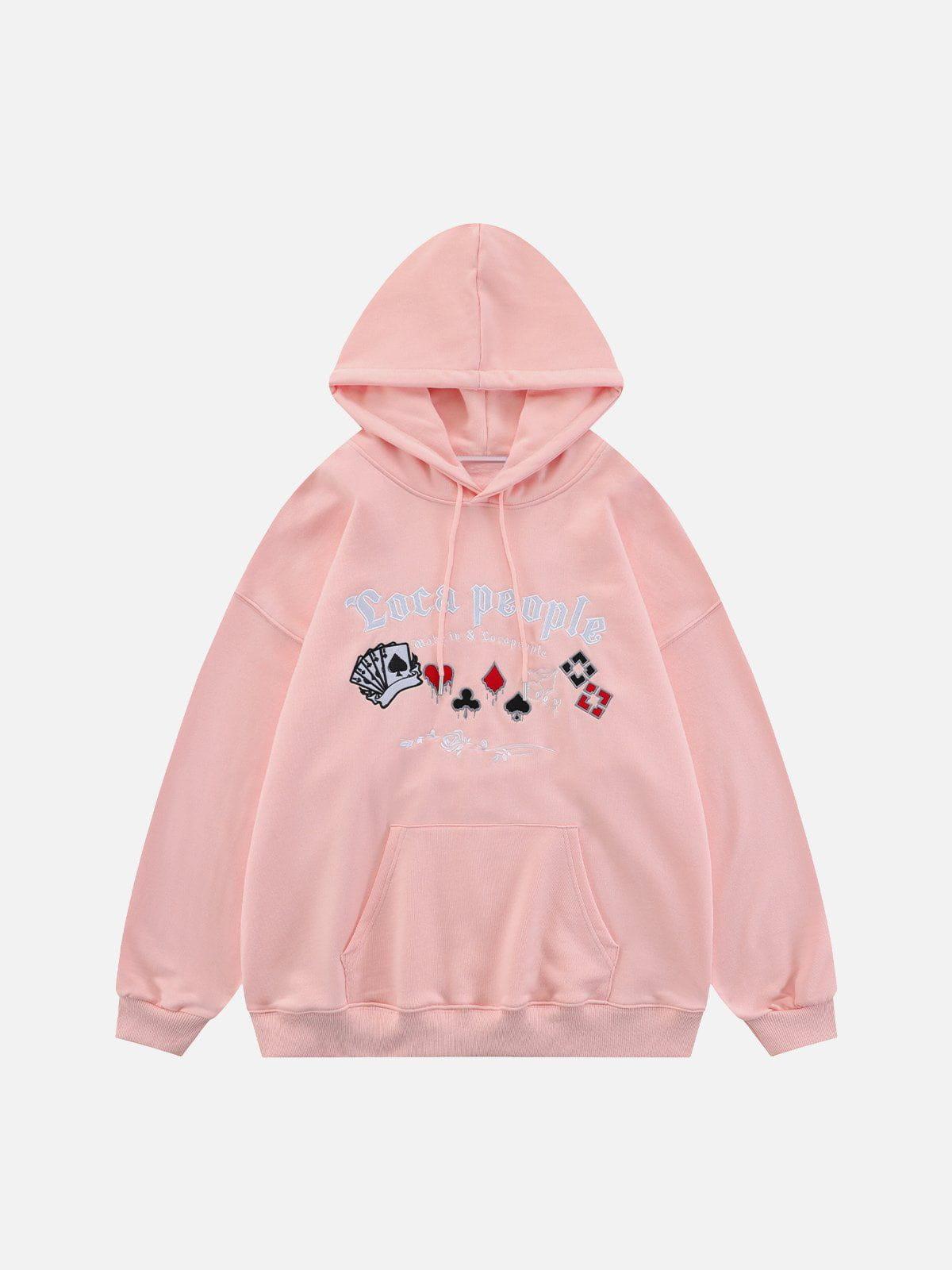 1984® - Playing Cards Embroidered Hoodie - 1984brand