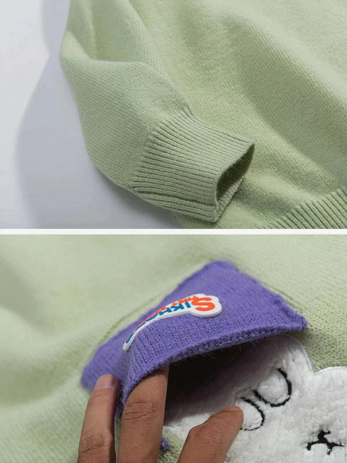 1984® - Pocket Rabbit Polo Collar Sweater - 1984brand