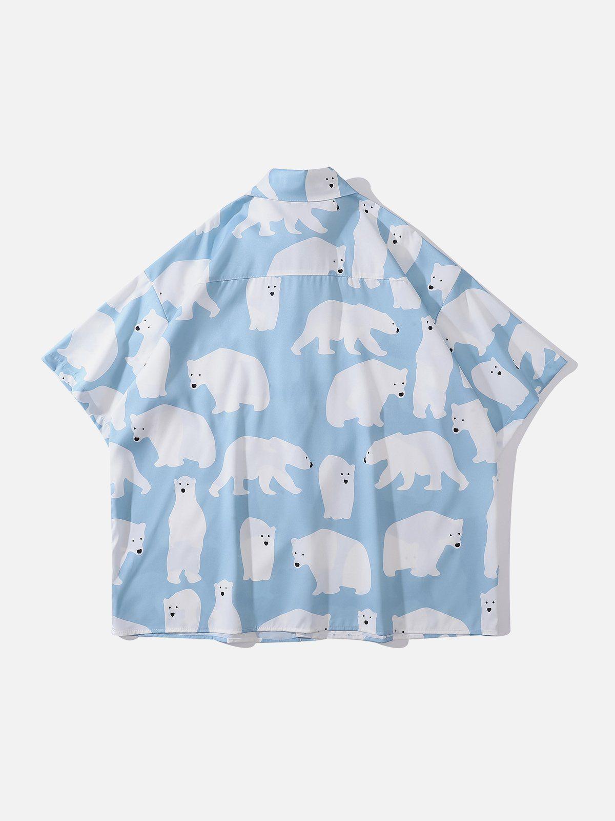 1984® - Polar Bear Print Short Sleeve Shirt - 1984brand