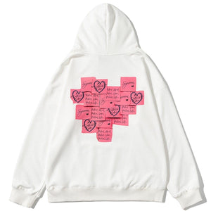 1984® - Post-it Note Print Hoodie - 1984brand