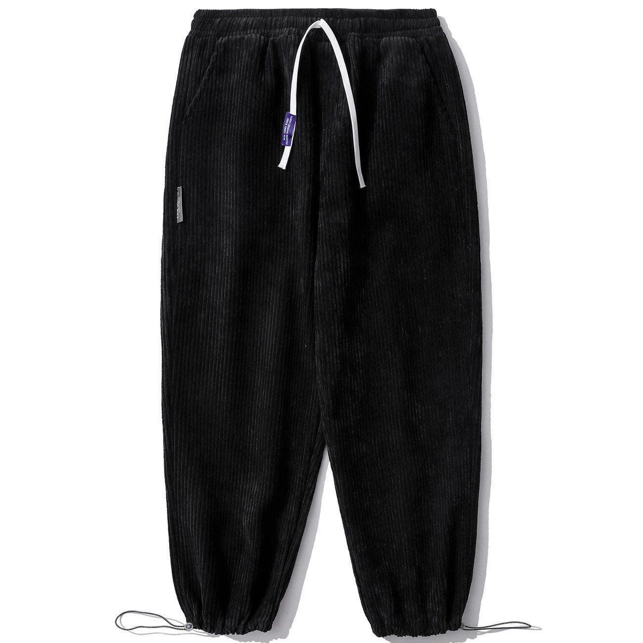1984® - Pure Color Can Be Tied Corduroy Sweatpants Majesda