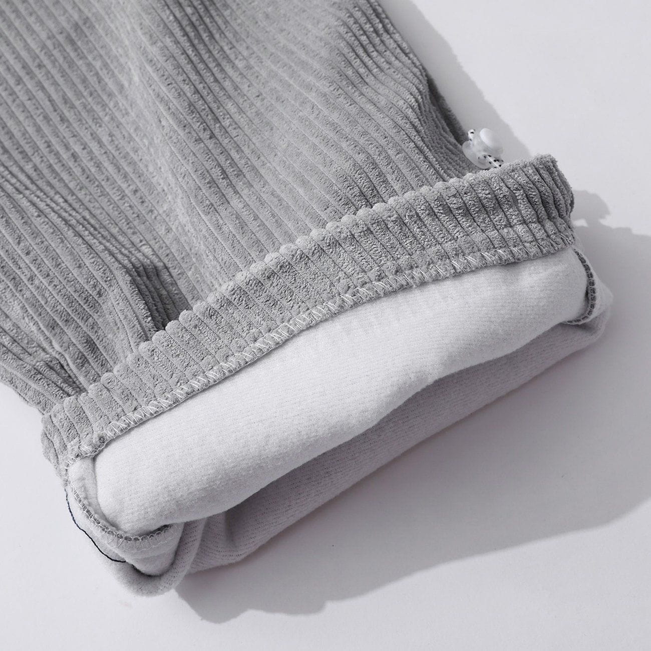 1984® - Pure Color Can Be Tied Corduroy Sweatpants Majesda