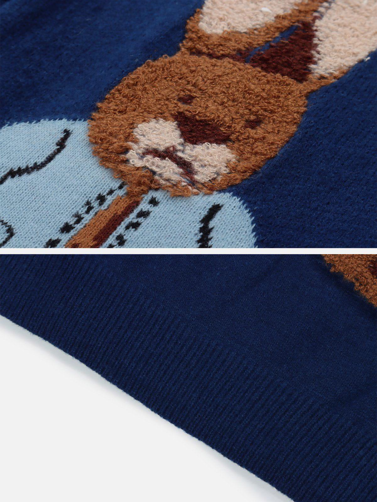 1984® - Rabbit Flock Panel Sweater - 1984brand