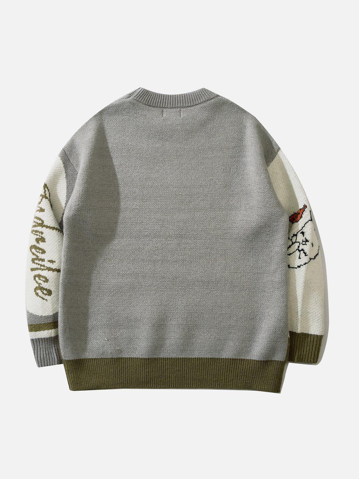 1984® - Rabbit Home Pattern Sweater - 1984brand