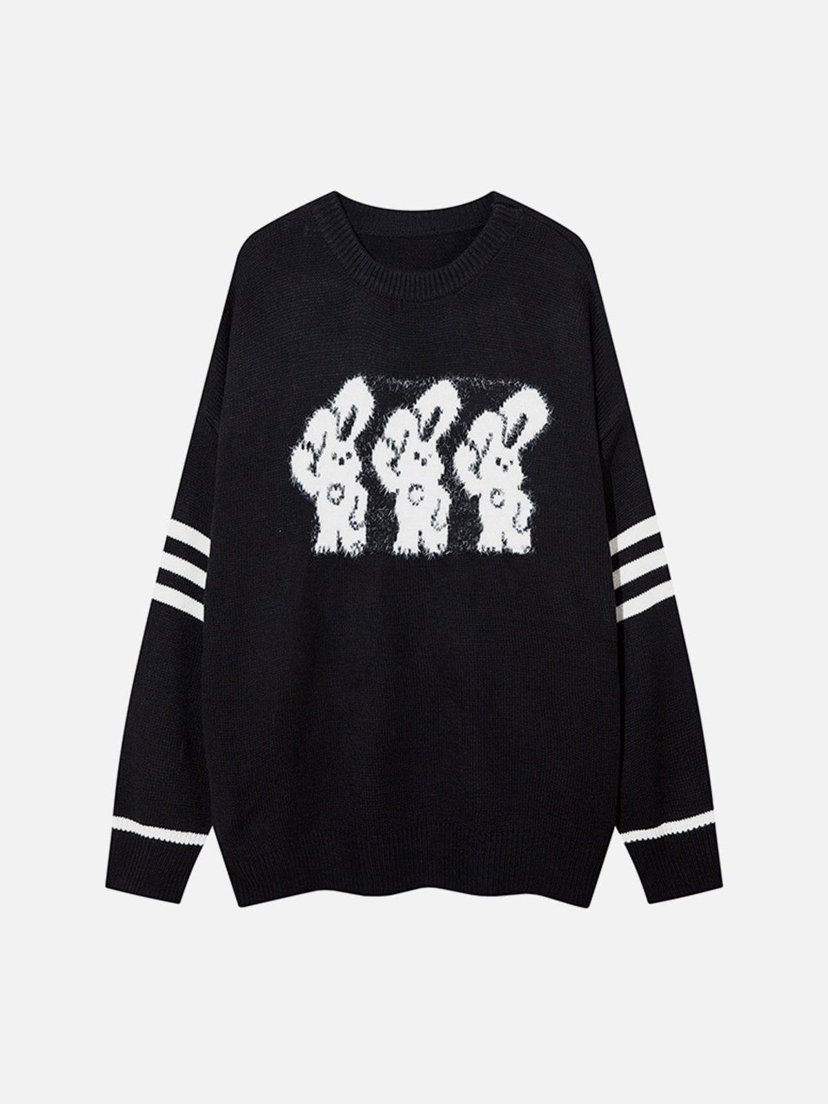 1984® - Rabbit Stripe Knit Sweater - 1984brand