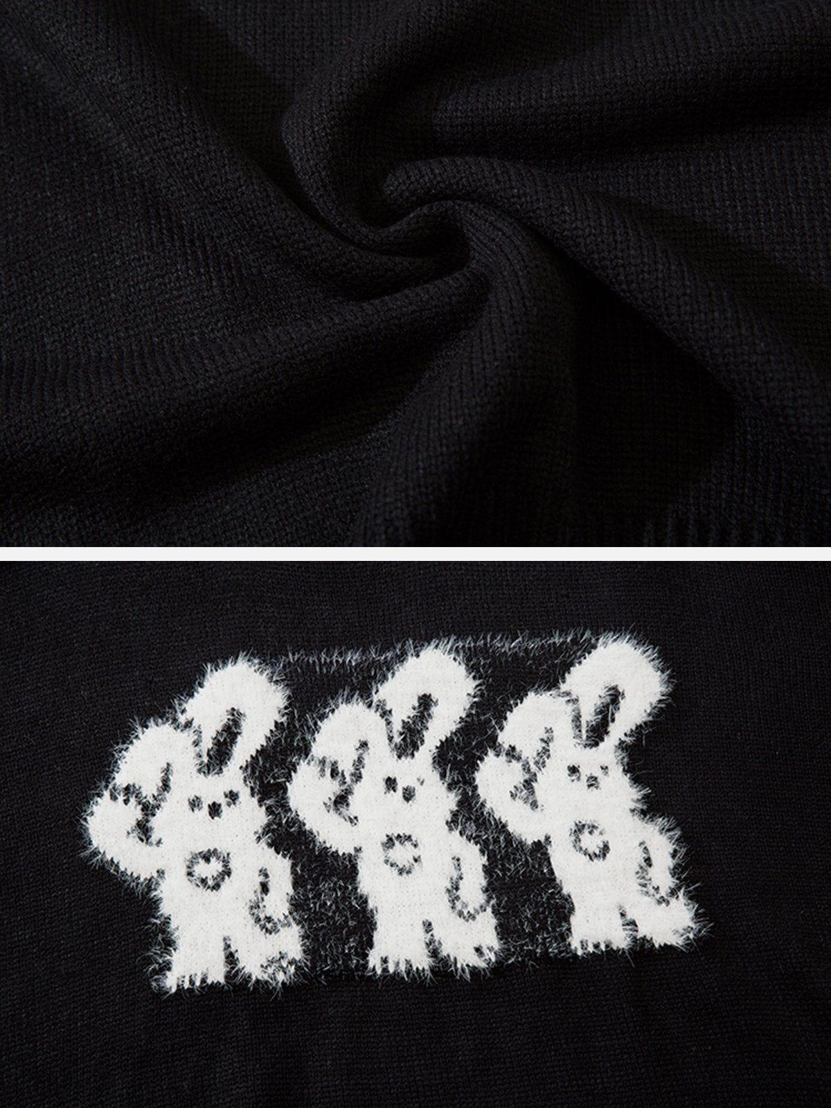 1984® - Rabbit Stripe Knit Sweater - 1984brand