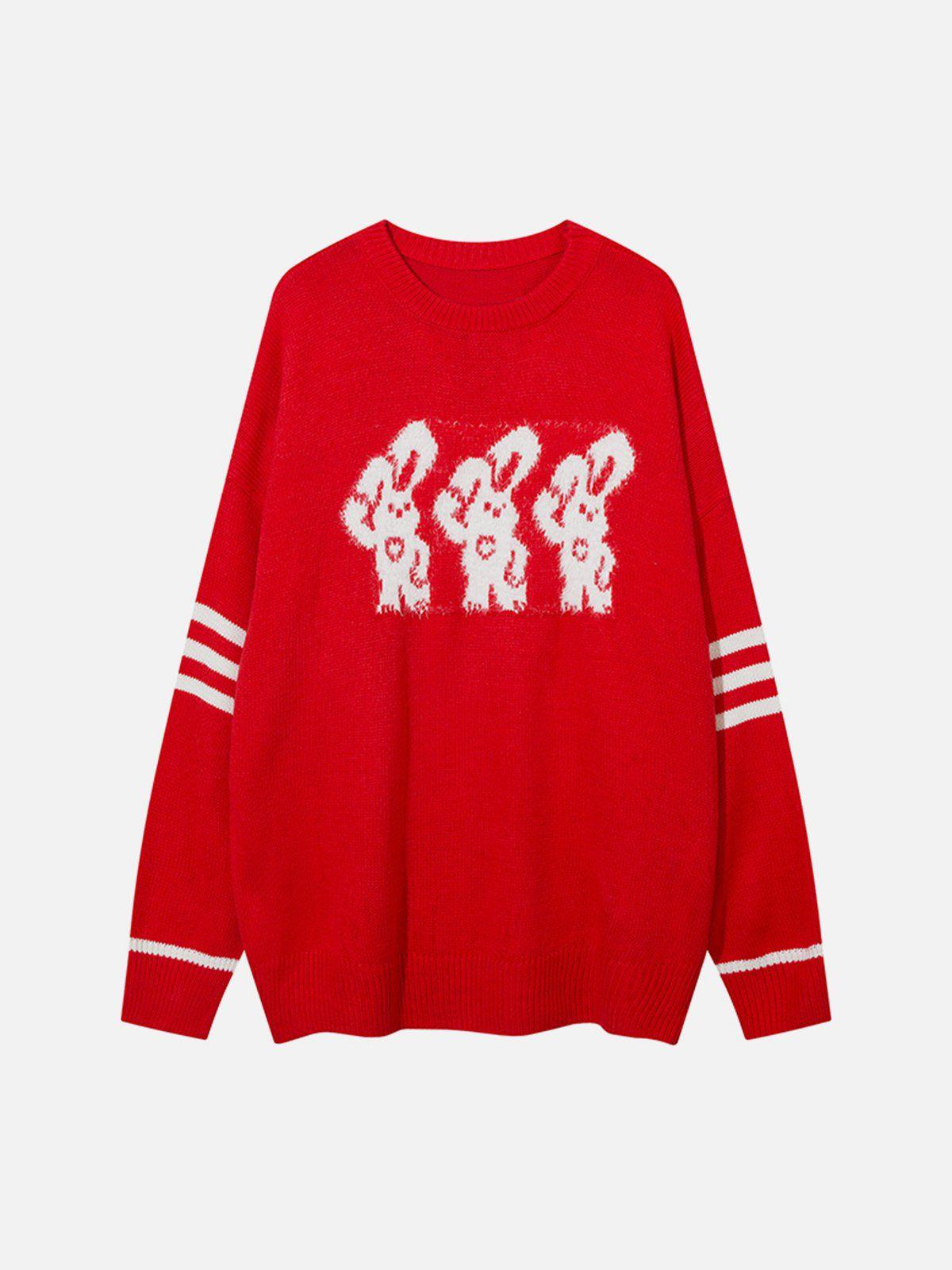 1984® - Rabbit Stripe Knit Sweater - 1984brand