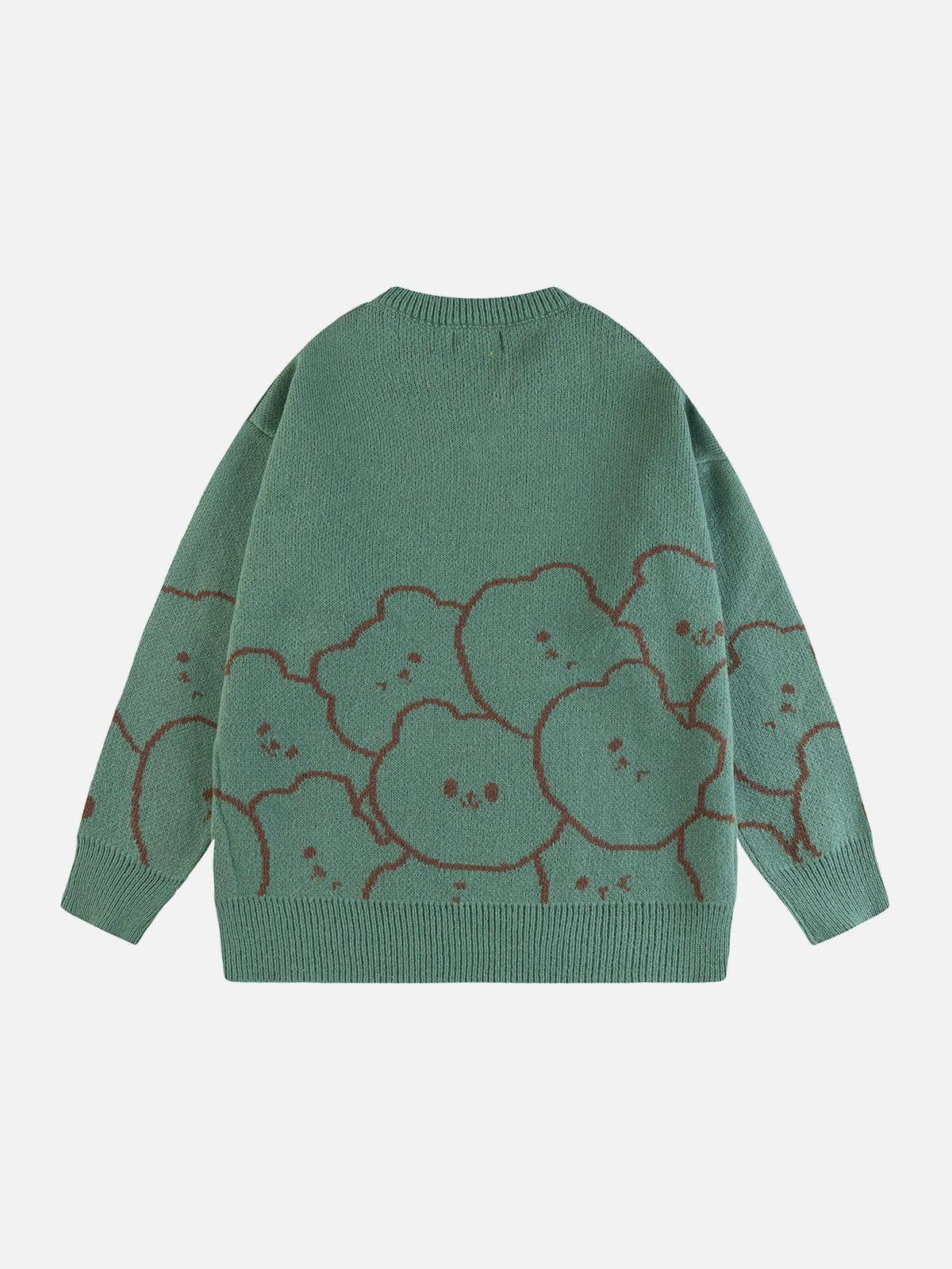 1984® - Retro Fun Bear Jacquard Sweater - 1984brand