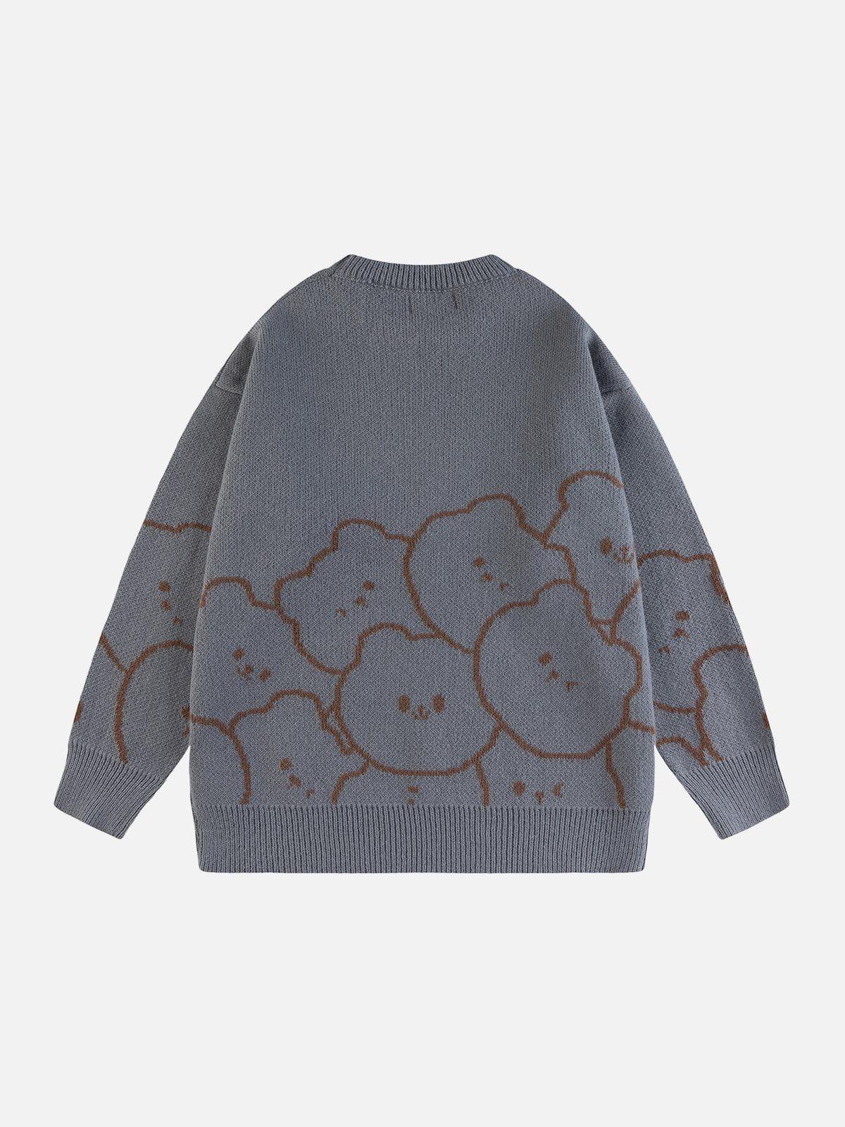 1984® - Retro Fun Bear Jacquard Sweater - 1984brand