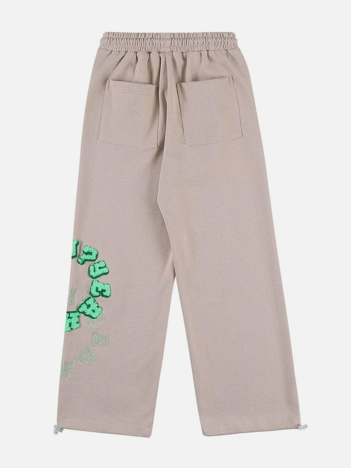 1984® - Ring Letter Towel Embroidered Pants - 1984brand