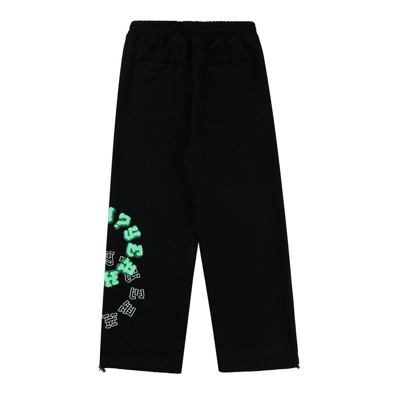 1984® - Ring Letter Towel Embroidered Pants - 1984brand