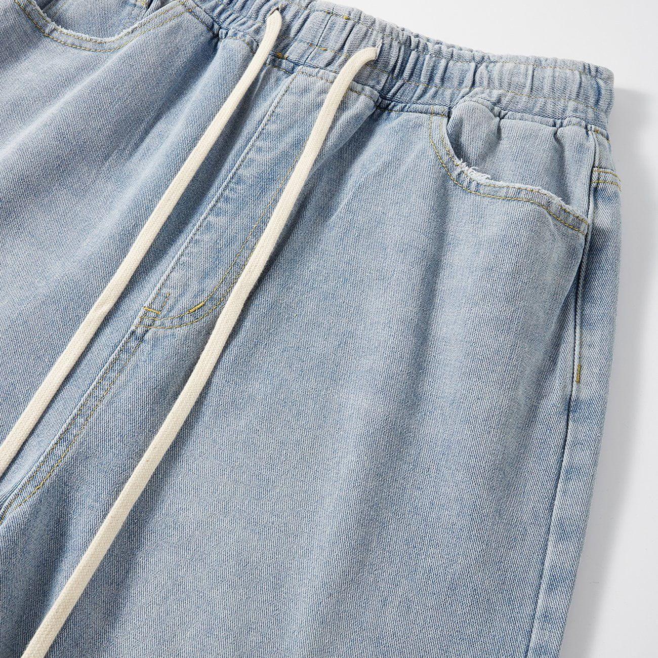 1984® - Ripped Denim Wide Leg Pants - 1984brand