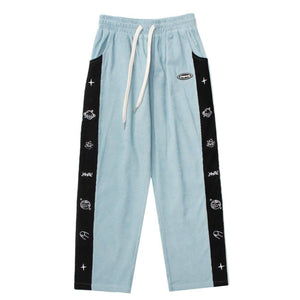 1984® - Side Cartoon Print Stitching Sweatpants - 1984brand