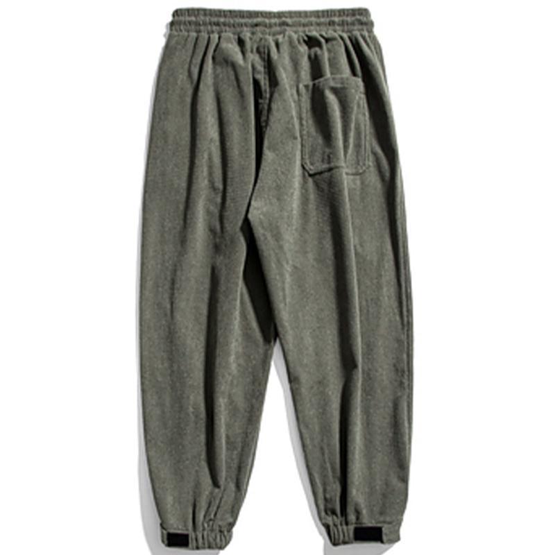 1984® - Simple Pure Color Corduroy Joggers Majesda