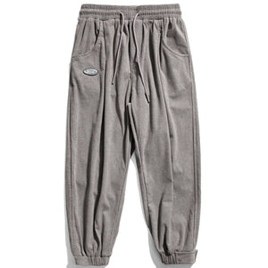 1984® - Simple Pure Color Corduroy Joggers Majesda