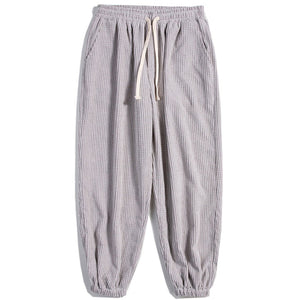 1984® - Simple Pure Color Corduroy Joggers Majesda
