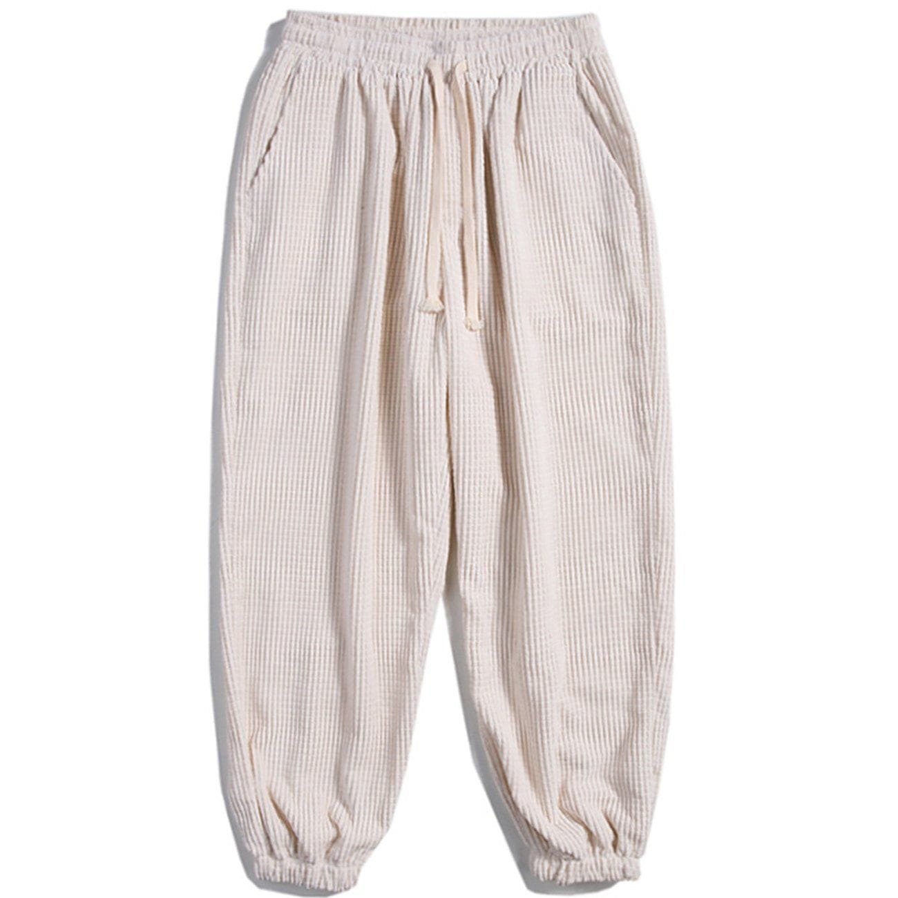 1984® - Simple Pure Color Corduroy Joggers Majesda
