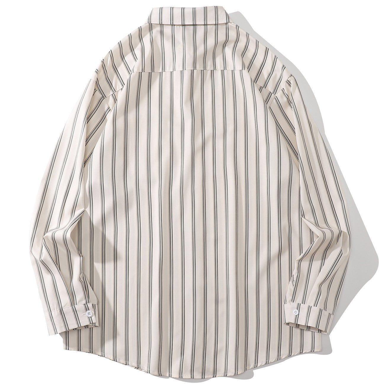 1984® - Simple Striped Long Sleeve Shirt - 1984brand