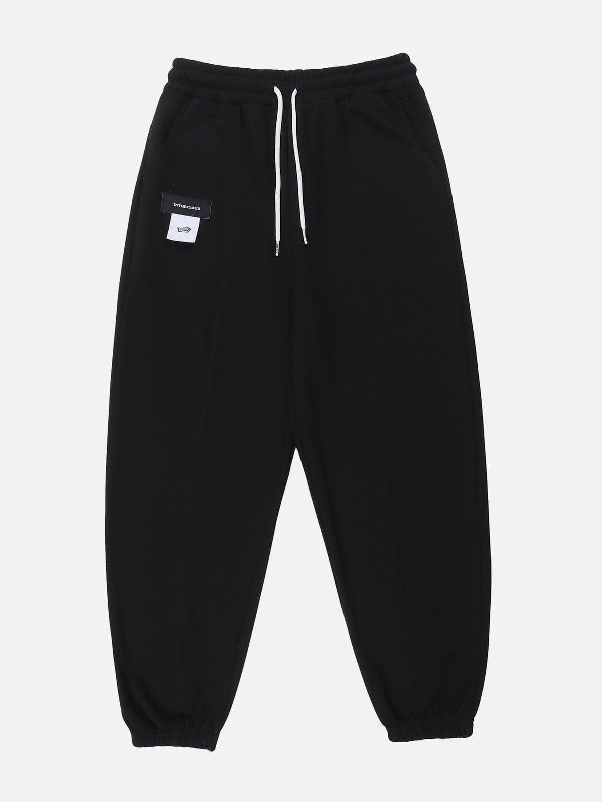 1984® - Solid Color Embroidery Sweatpants - 1984brand