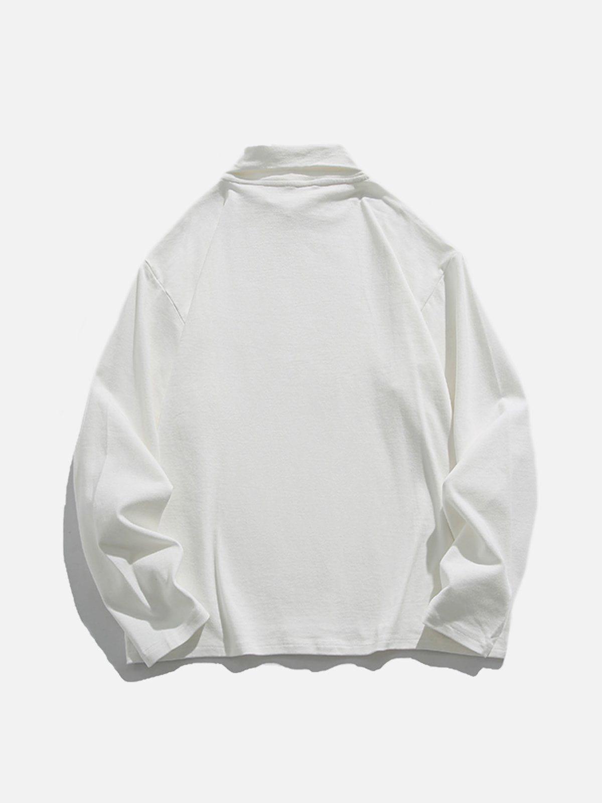 1984® - Solid Color High Collar Sweatshirt - 1984brand