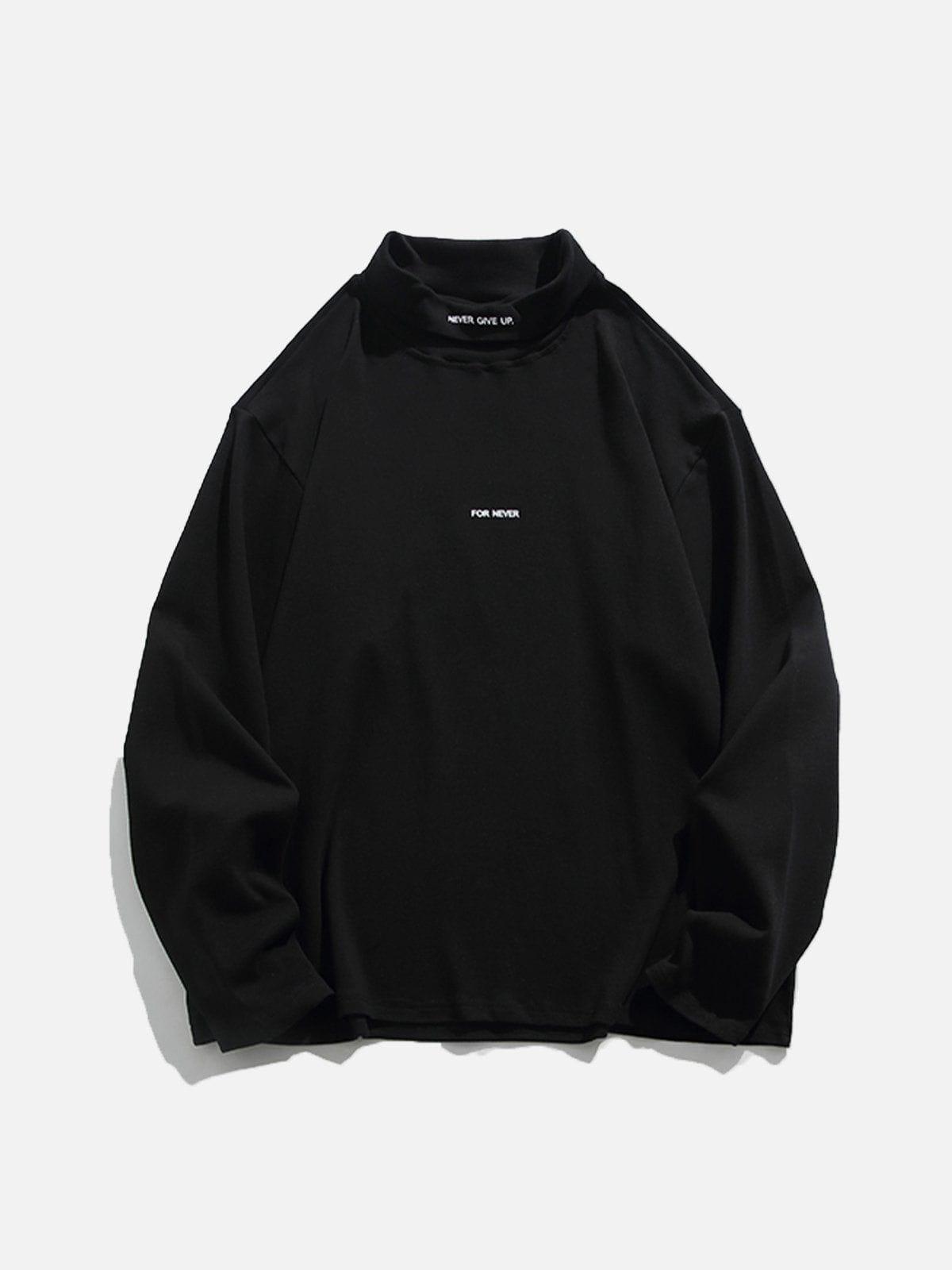 1984® - Solid Color High Collar Sweatshirt - 1984brand