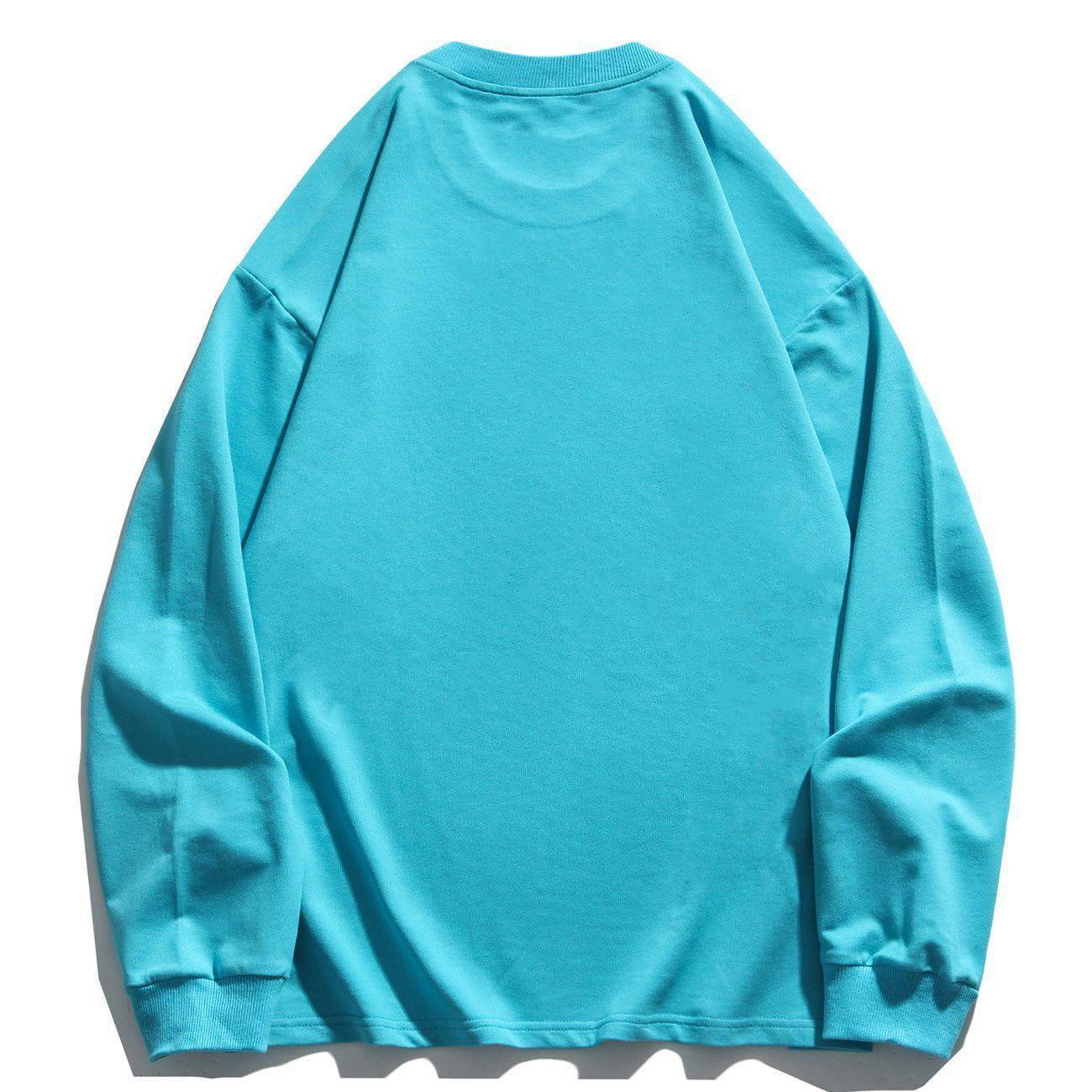 1984® - Solid Color Love Letter Necklace Long Sleeves - 1984brand