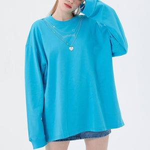 1984® - Solid Color Love Letter Necklace Long Sleeves - 1984brand