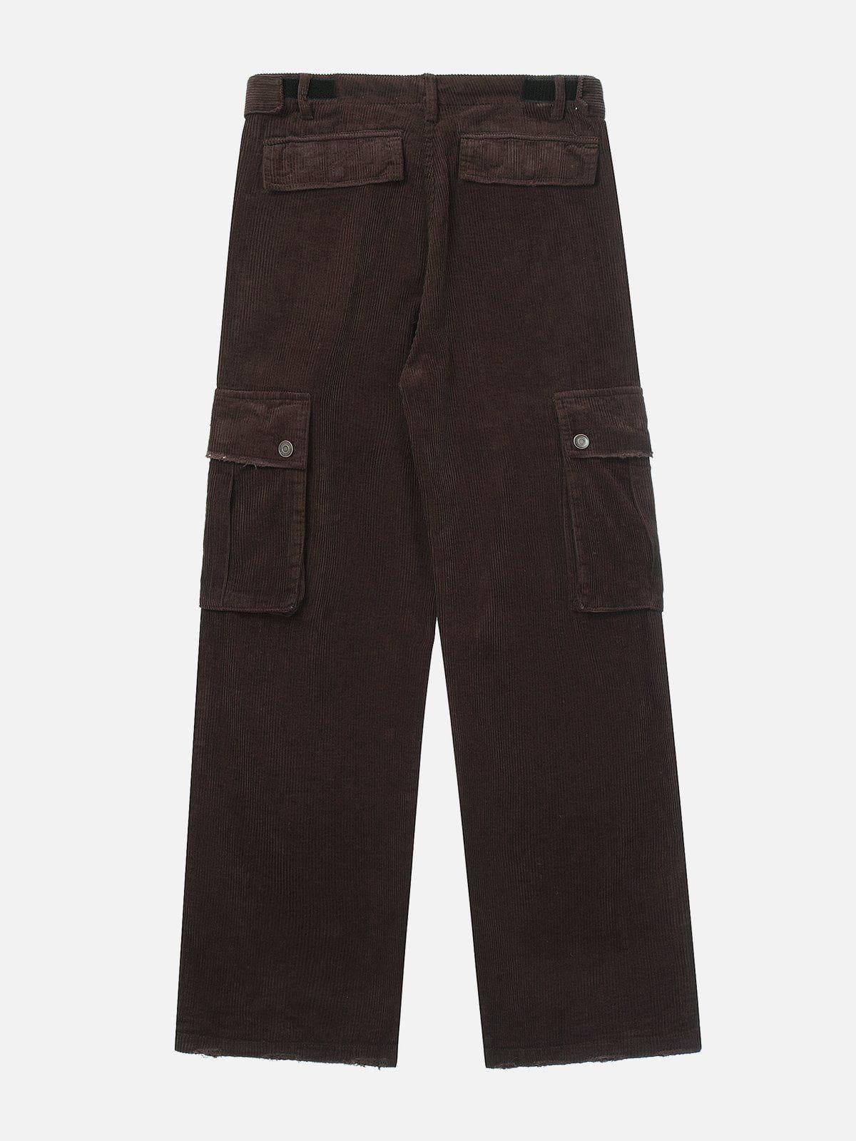 1984® - Solid Corduroy Multi Pocket Cargo Pants 1984