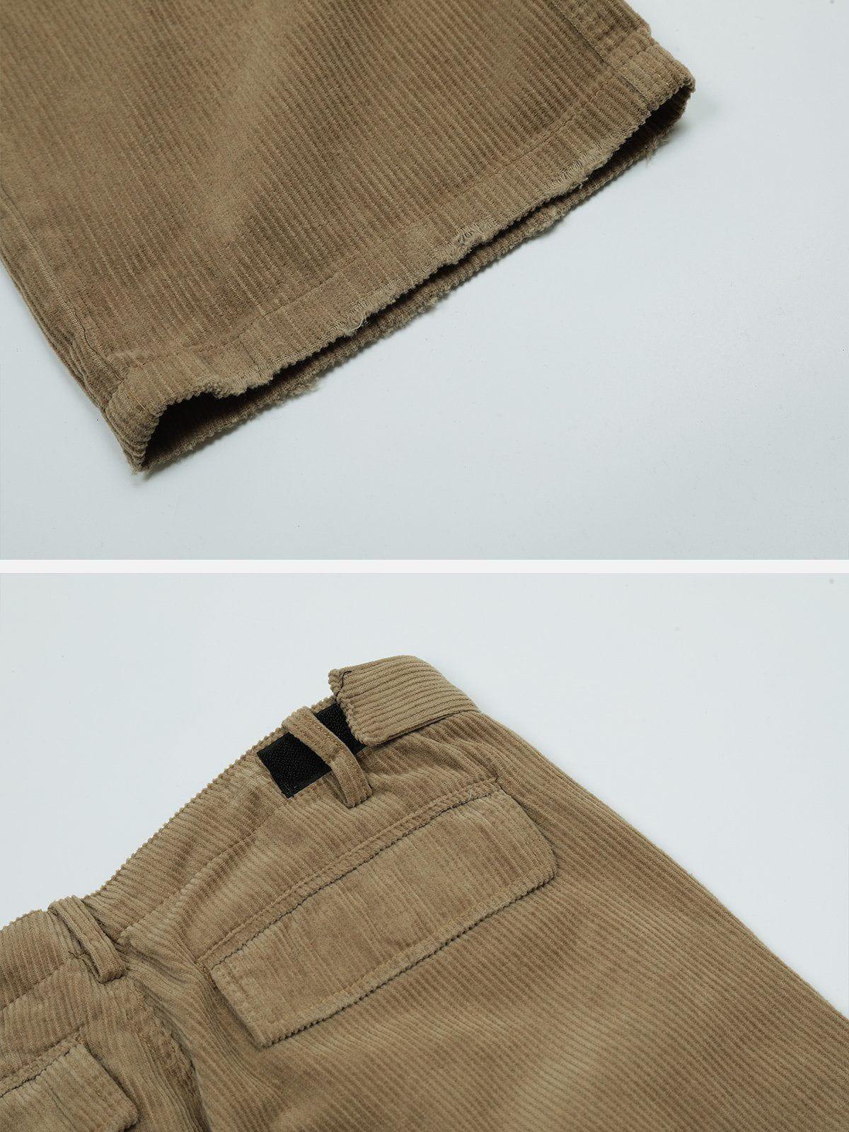 1984® - Solid Corduroy Multi Pocket Cargo Pants 1984