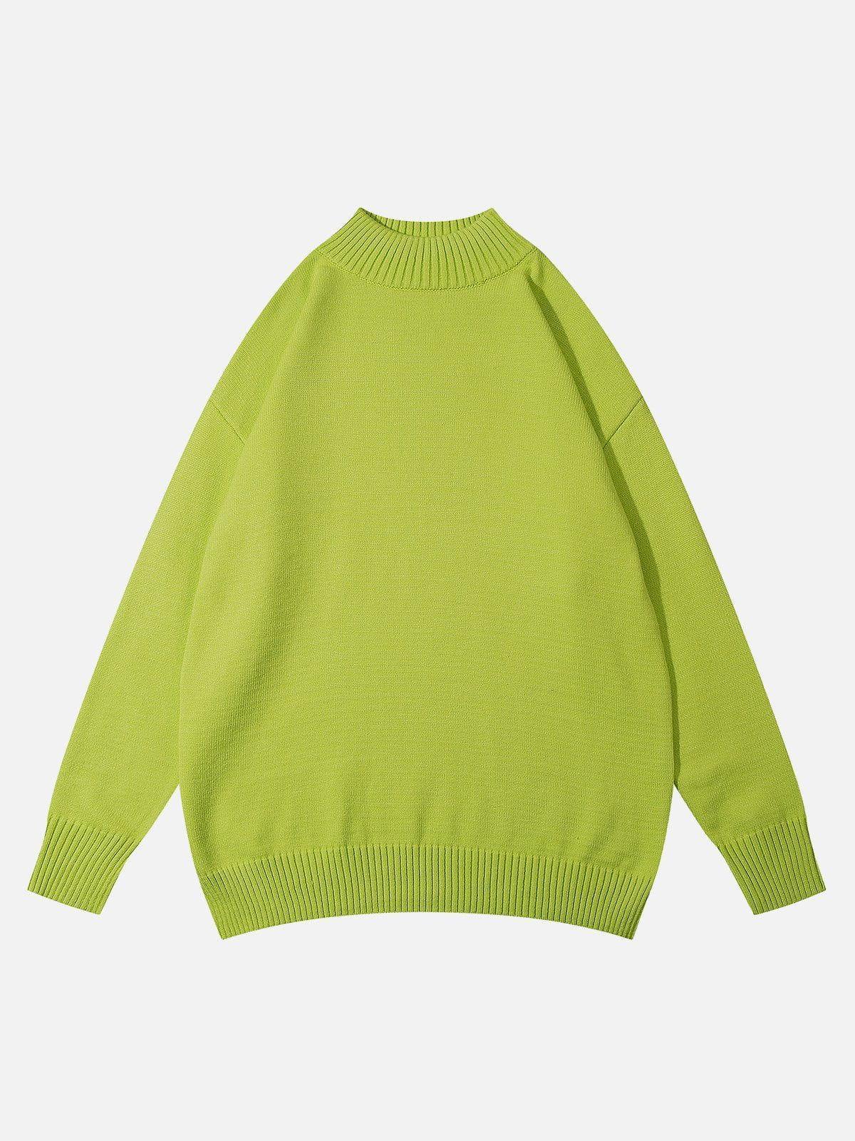 1984® - Solid Half Turtleneck Sweater - 1984brand