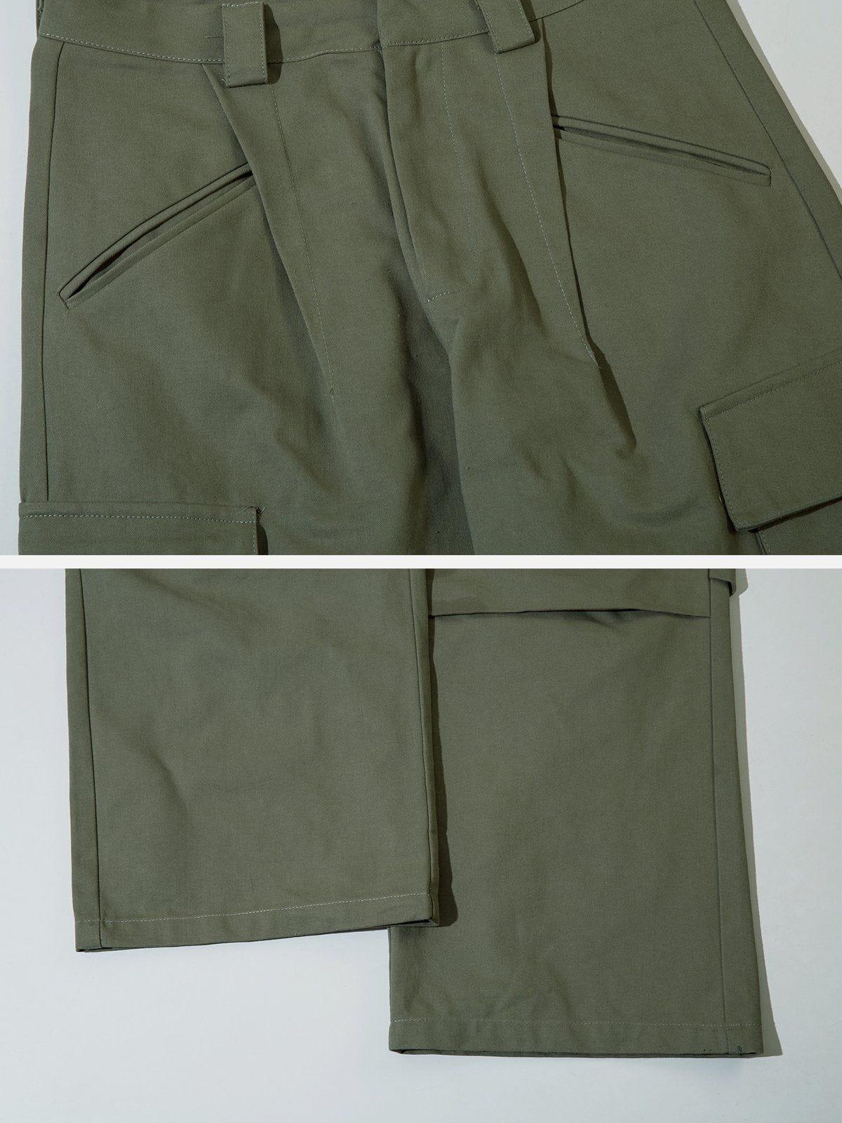 1984® - Solid Large Pocket Cargo Pants 1984