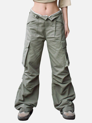 1984® - Solid Large Pocket Cargo Pants 1984