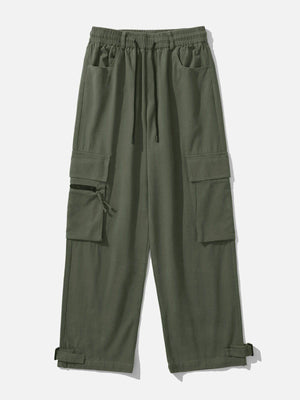 1984® - Solid Multi-Pocket Cargo Pants 1984