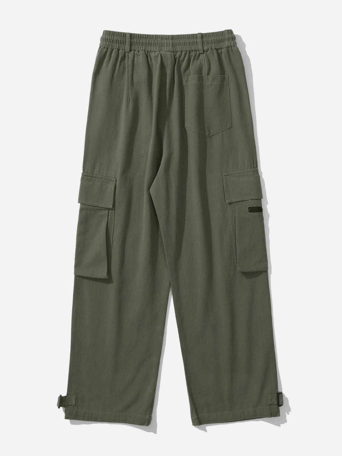 1984® - Solid Multi-Pocket Cargo Pants 1984