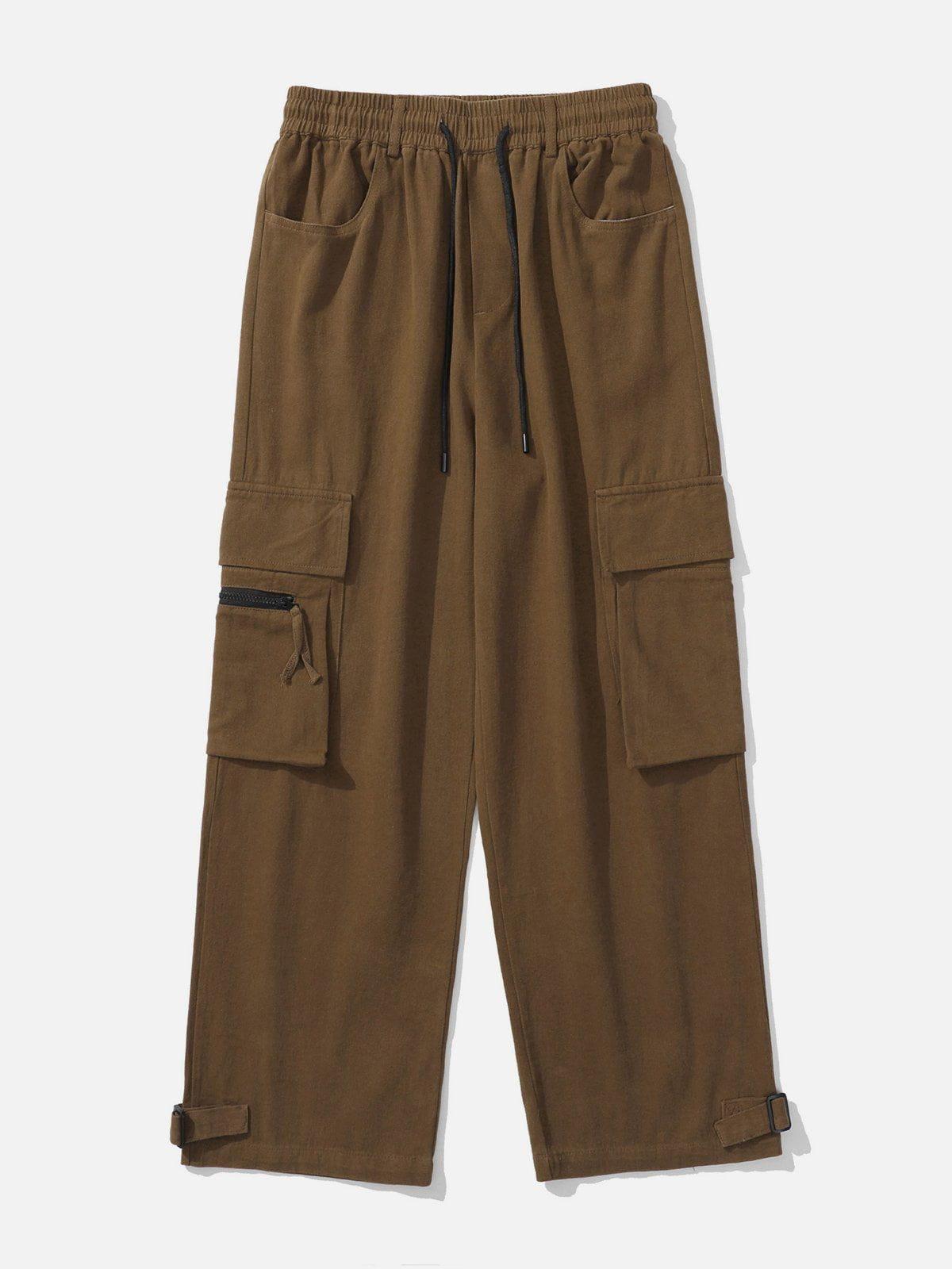 1984® - Solid Multi-Pocket Cargo Pants 1984