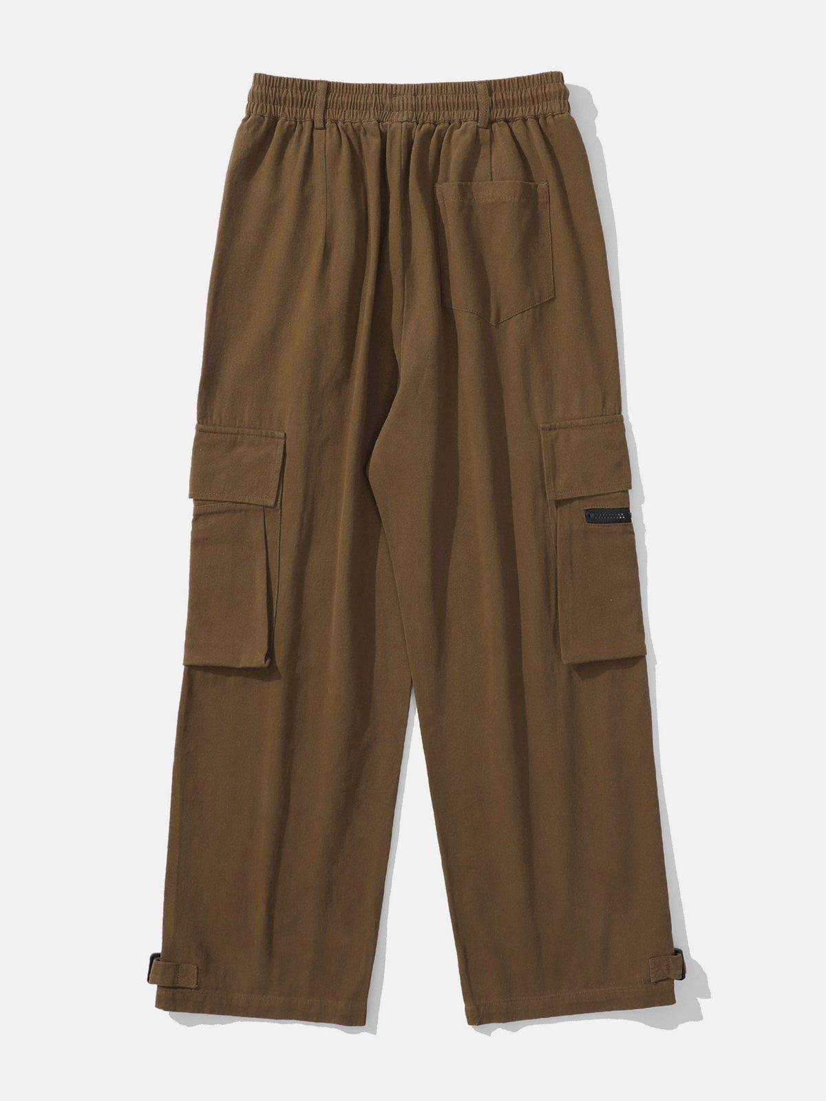 1984® - Solid Multi-Pocket Cargo Pants 1984