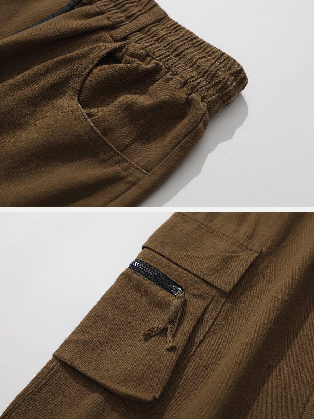 1984® - Solid Multi-Pocket Cargo Pants 1984