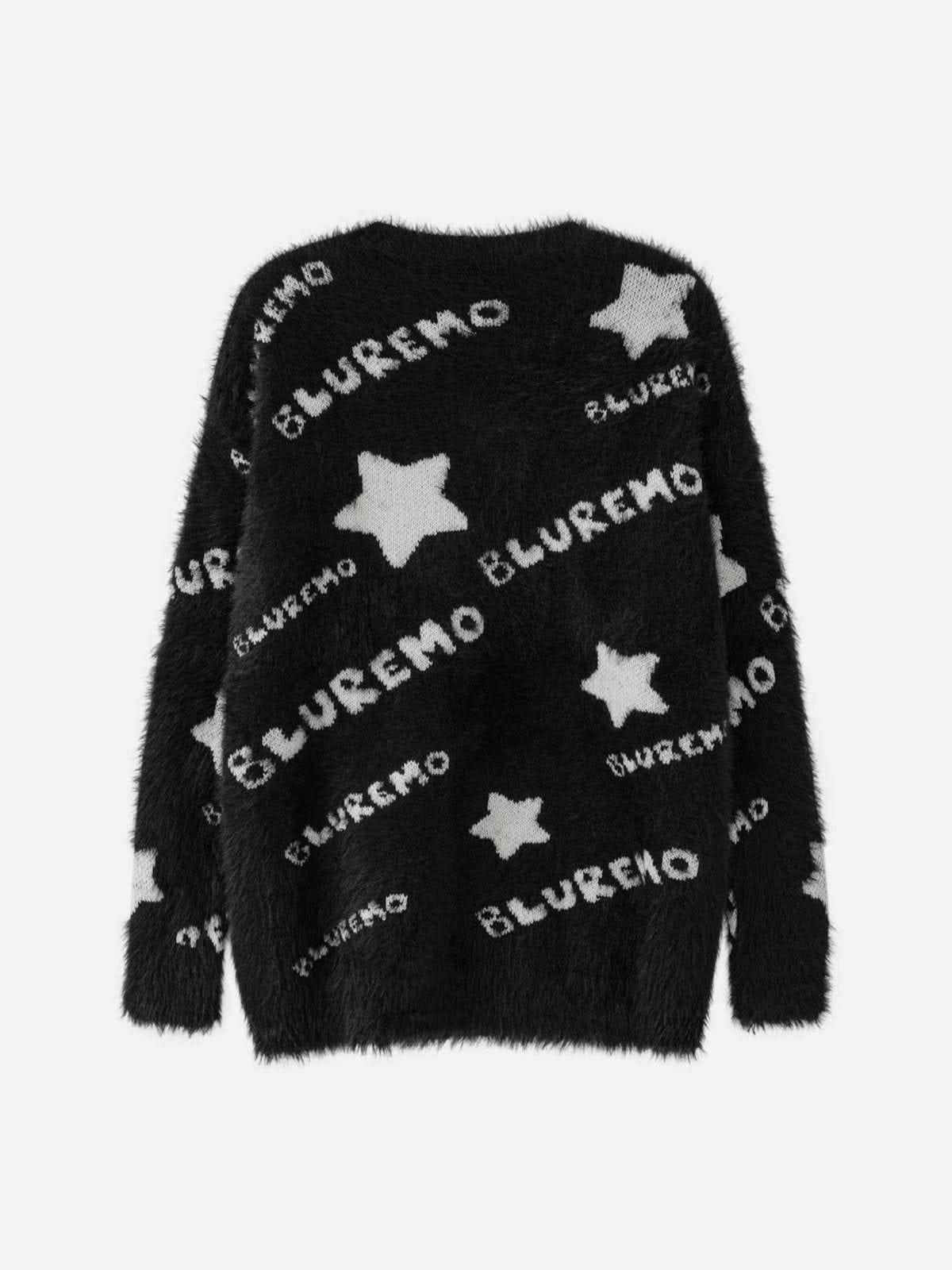 1984® - Star Letter Embroidery Sweater - 1984brand