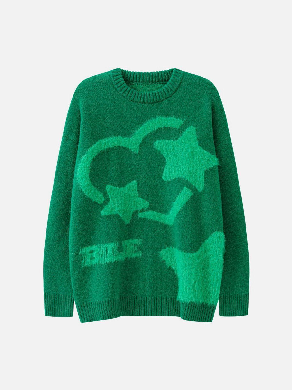 1984® - Star Love Embroidery Sweater - 1984brand