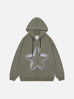 1984® - Star Sharp Corners Zipper Hoodie - 1984brand