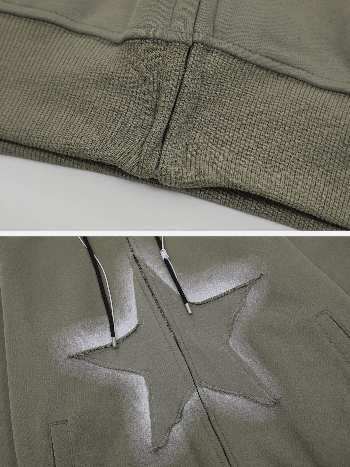 1984® - Star Sharp Corners Zipper Hoodie - 1984brand