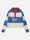 1984® - Stripe Polo Collar Sweater - 1984brand