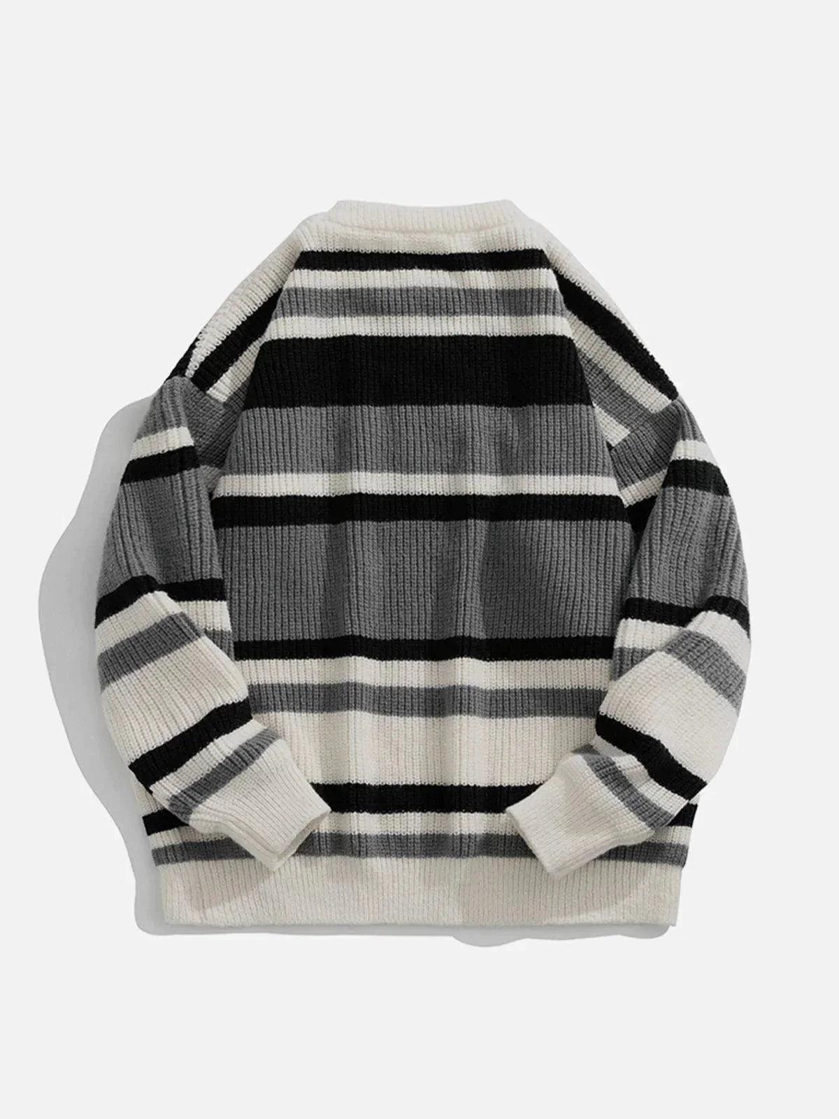 1984® - Striped Color Block Sweater - 1984brand