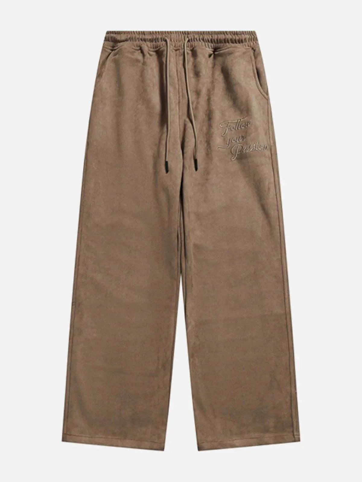 1984® - Suede Drawstring Pants - 1984brand