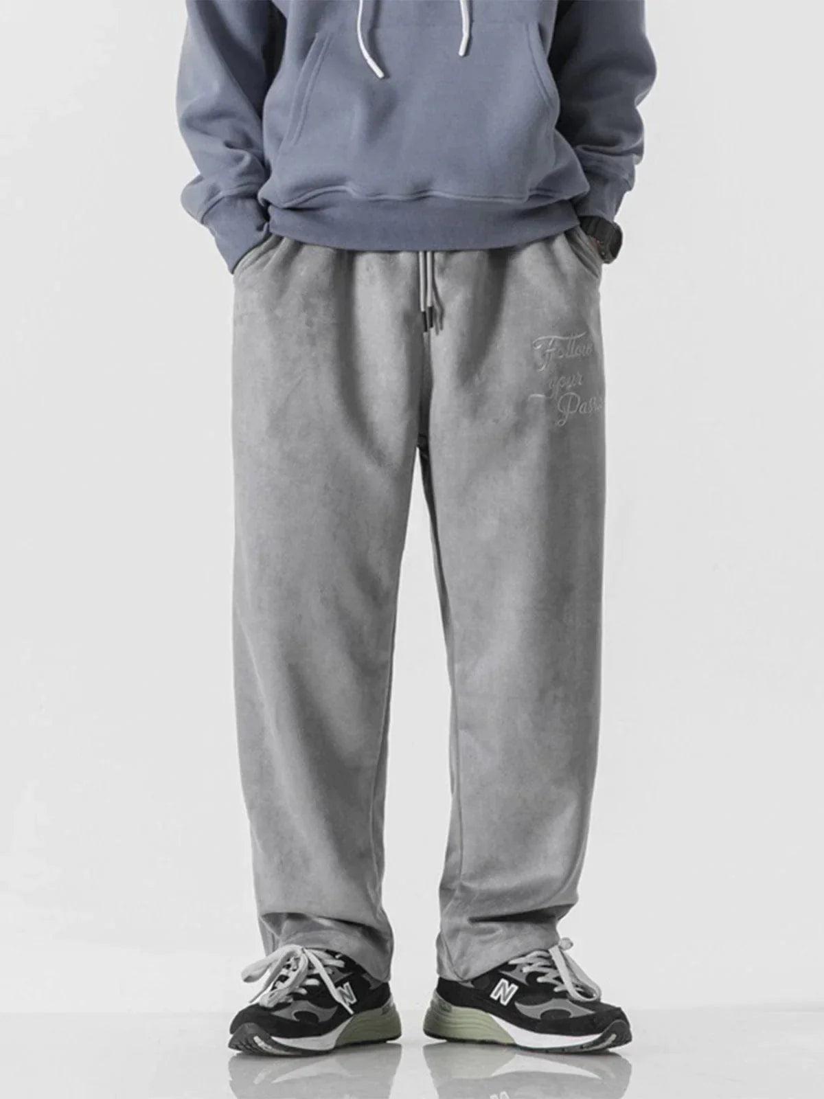 1984® - Suede Drawstring Pants - 1984brand